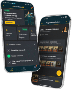 Planos de treinos feito pelo pelo seu personal trainer no PersonalGO
