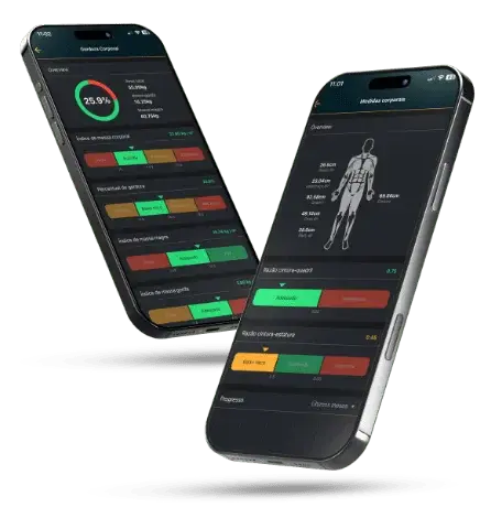 Escaneamento Corporal por IA no app PersonalGO